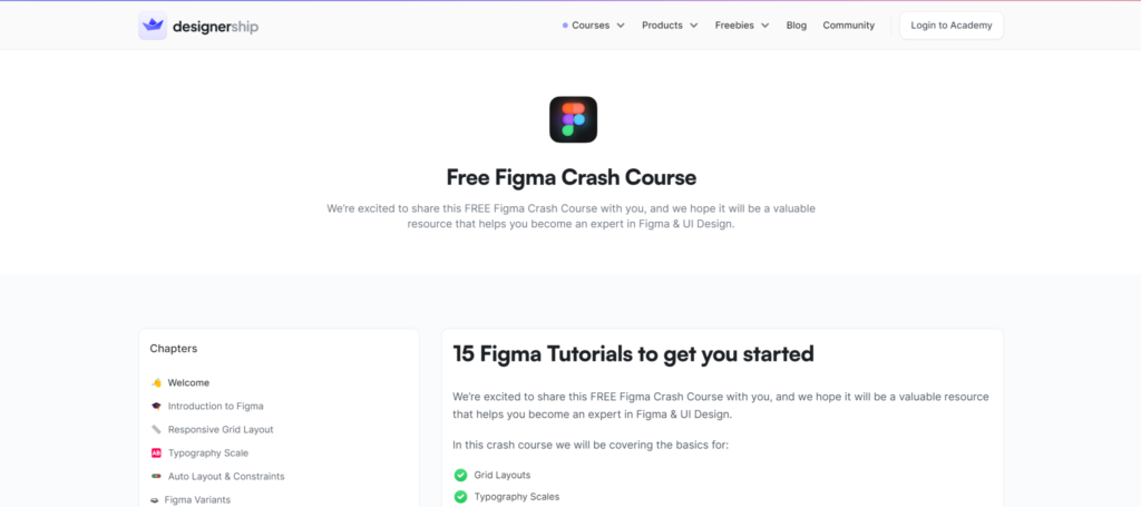 Free Figma Course by Mizko
